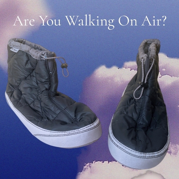 L.L. Bean Other - L.L. Bean puffer insulted camping insulated booties